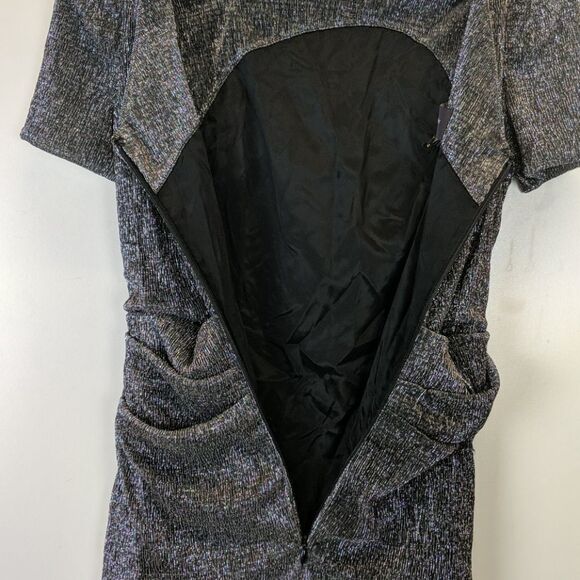 Talbot Runhof Metallic Ruched Dress - Picture 3 of 6